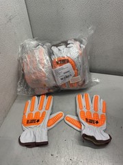 Mcr Safety Leather Gloves, 1 Pair Goatskin 36136KDPL FREE SHIPPING