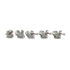 Orthodontic Self-ligating Brackets Ceramic Metal Braces Empower Clear Roth MBT