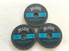 Hi-Lyfe Abrasives Grinding Wheels, 3″ x 1/2″ x 1/2″ C30 Silicon Carbide 3-Wheels
