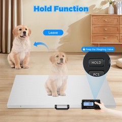 500kg Digital Livestock Weight Vet Scale w/LCD Display For Dog Hog Pig Sheep