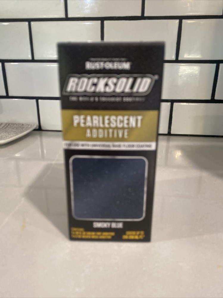 Rust-Oleum RockSolid Pearlescent Epoxy Additive. Smoky Blue 🔥🔥