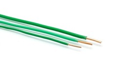THHN / Building Wire – Green Jacket – 10 Gauge Solid Copper UL UV – 50 Ft