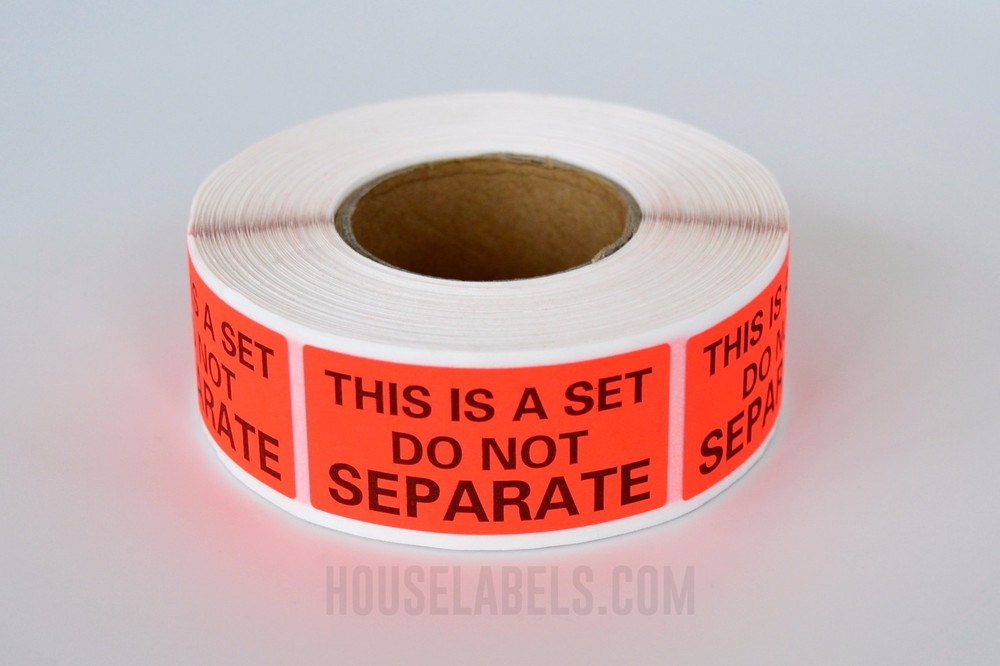 100 Rolls ; 500 Labels Per Roll 1″ x 2″ This Is A Set Do Not Separate Labels