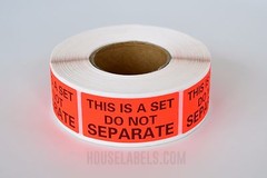 100 Rolls ; 500 Labels Per Roll 1″ x 2″ This Is A Set Do Not Separate Labels