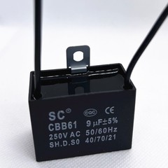 CBB61 9mfd 9uF 250V VAC 50/60Hz MOTOR START Ceiling Fan Capacitor US STOCK