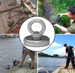 Large Fishing Magnets strong Neodymium super Rare Earth Magnet hooks 180-1380 Lb