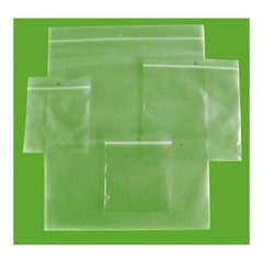 Clear Plastic Reclosable Hanghole Bags Choose: Mil, Size & Pack
