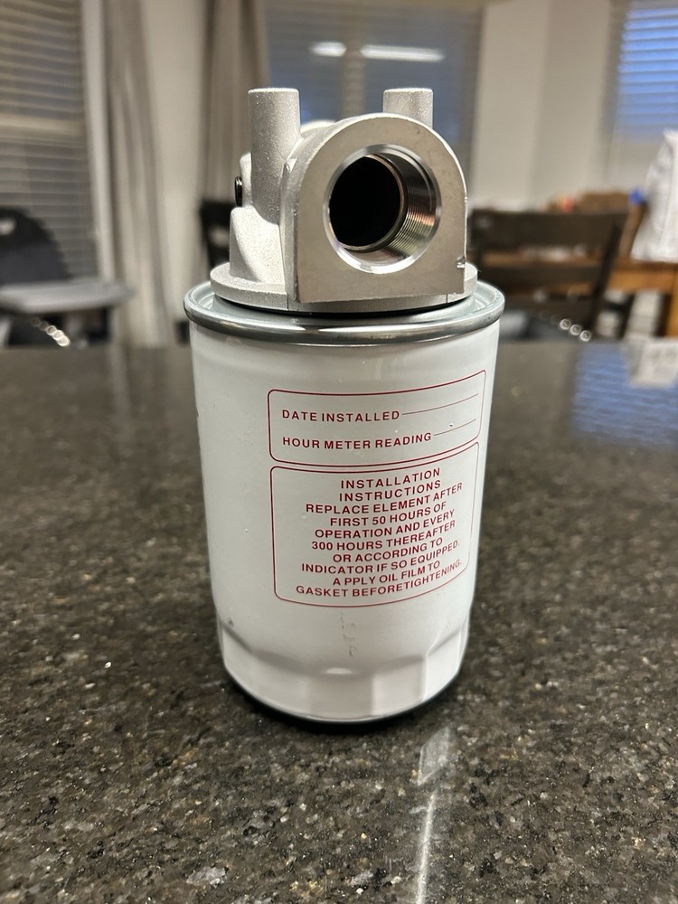 10 Micron Hydraulic Oil Filter for 15PSI 20GPM Petroleum-Based Fluids