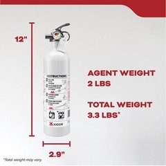 Kidde Mariner PWC Marine Fire Extinguisher 2lb Class B C for Boats Watercrafts