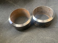 Welding COUPONSs, Pipe Beveled couponsS 3”IDx 2″ +/-1/8″ SCH 40 3 PAIRS