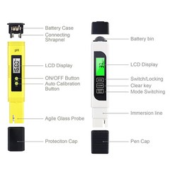 Digital Ph Meter+TDS Water Quality Tester Hydroponic Pool Water Aquarium Pocket
