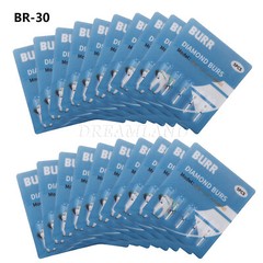 20 packs Dental Diamond Burs Ball Round FG 1.6mm BR-30 Fit High Speed Handpiece