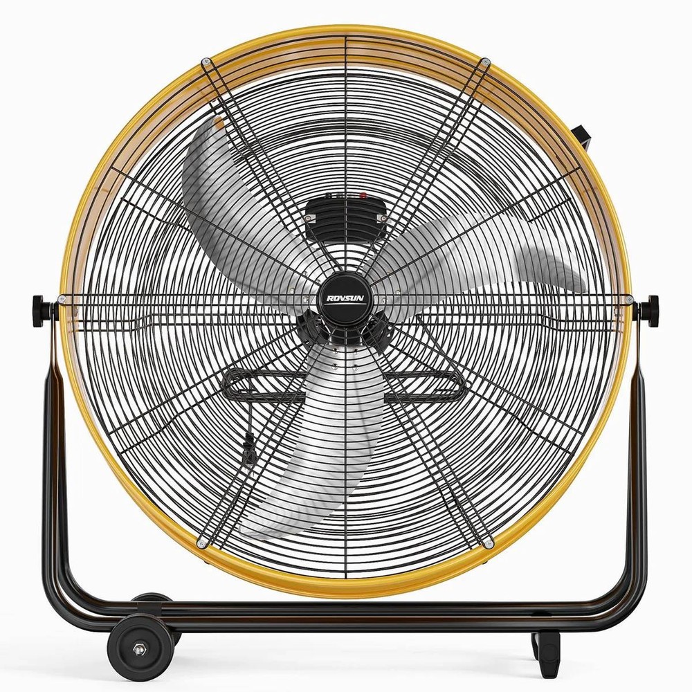 30″ High Velocity Metal Drum Fan, 3 Speeds 13000 CFM Commercial, Industrial Use