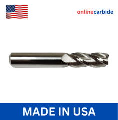 1/4″ 4 FLUTE CARBIDE END MILL – .060 CORNER RADIUS