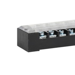 5Pcs Dual Row 12 Positions Screw Terminal Electric Barrier Strip Block 15A 600V