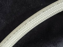 Belden 30801 #1awg UL-3126 Hi-Temp Fiberglass Hook-up/Lead Wire 200C White /1ft
