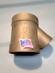 NIBCO WYE 3″ x 2″ SOLDER SWEAT HEAVY PATTERN MADE IN USA
