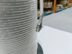 500′ Alpha Wire #10 AWG 891000 WH002 Hook Up White AMW 1569 105C 300V CSA PVC Ti