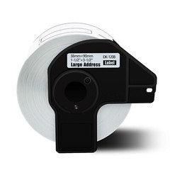50Roll 1-1/2″x3-1/2″ Large White Paper Address Labels For Brother QL-800 DK-1208