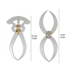Inside Outside Caliper Gauge Double Ended Bowl Caliper Clearance Measuring Ruler
