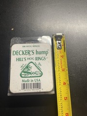 Decker Manufacturing Company, Decker’s Hump Hill’s No.3 Hog Rings,100 Count (B3)