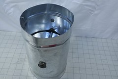 Duro Zone HVAC Round Motorized Air Damper w/ 35138 Motor NEW Scratch & Dent