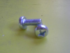 Metric License Plate Screws 6mm x 1.0mm x 16mm Philips Pan Head QTY 10