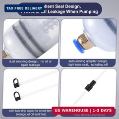 Fluid Extractor Pump, Manual Oil Extractor for Cars, ATVs & Lawn Mowers – Oil Tr