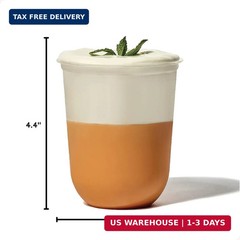TOSSWARE NATURAL Arc – Plant Based Clear Cold Cups 16 oz – Plastic Alternative f