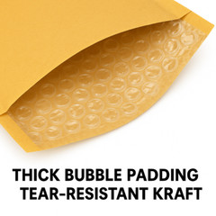 #2 8.5×12 Usable space 8.5″ x 11.Kraft Bubble Mailer Padded Envelopes 25,50,100