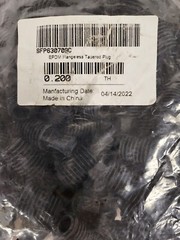 (200 PIECES) Essentra Components SFP630709C EPDM Masking Flangeless Tapered Plug