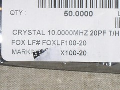 2 NEW FOX ABRACON HC-49 FOX100-20 10.000 10 MHz STANDARD RADIAL CRYSTAL U HC18