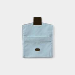 Traveler’s Company TO&FRO Passport Size Zipper Case Blue Gray Japan