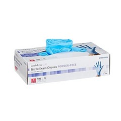 McKesson Confiderm 3.8C Nitrile Exam Gloves, Small (Pack of 100), Blue