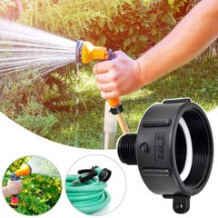 1 PC Tote Tank Adapter 275 330 G IBC Garden Hose Drain Plug Connector 2”NPS US