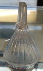 Embossed Vintage Glass Funnel (4 ounces)
