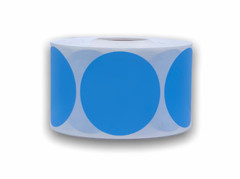 Zebra Rollo 2″ Round Blue Direct Thermal Labels Self-Adhesive Stickers 750 PCS