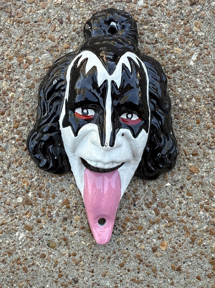 Gene Simmons KISS Rock Star Tongue Cast Iron Wall Mounted Bottle Opener (4.75″
