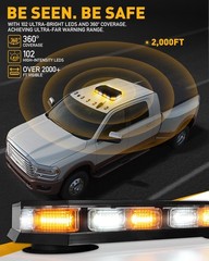 14.5″/16″ Roof Top Beacon, Emergency Strobe Light, LED Warning, Flashing Lights