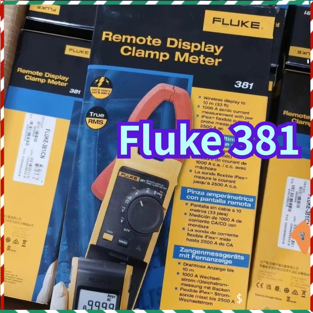 Fluke 381 Remote Display True RMS AC/DC Clamp Meter with iFlex