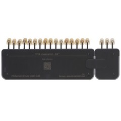 Vident G027CBS VITA Classical Dental Shade Guide with Bleached Shades Clip