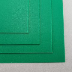 Green ABS Plastic Sheet 0.0394″ (1mm) x 8-1/2″ x 10-1/2″, Qty 4
