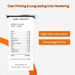 Thermal Receipt Paper Rolls POS Cash Register 2 1/4 Inch x 85 Ft 50 PCS