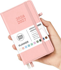 Pocket Planner 2026-2027, Weekly Monthly Planners for Purse, 3.5″ X 6″, July 202