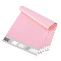 Poly Mailers 9×12 200 Pack Shipping Bags for Clothing Light Pink Color