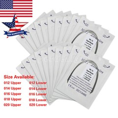 10pcs/pk Dental Orthodontic Niti Arch Wire Round Ovoid Form all size option to