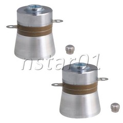 Piezoelectric Transducer High Performance 60W 40khz for Ultrasonic Tool Set of 2