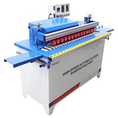 Straight Line Automatic Edge Banding Machine 110V Double-sided Adhesive Coating