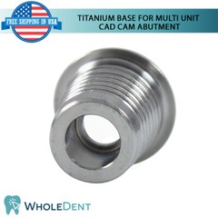 Straight Multi Unit System Scan Body Titanium Base Dental Internal Hex CAD/CAM
