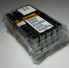 140 ERNI 133421 RJ45-RJ45 Modular Jack Connector Shielded Panel Coupler 8P-8C
